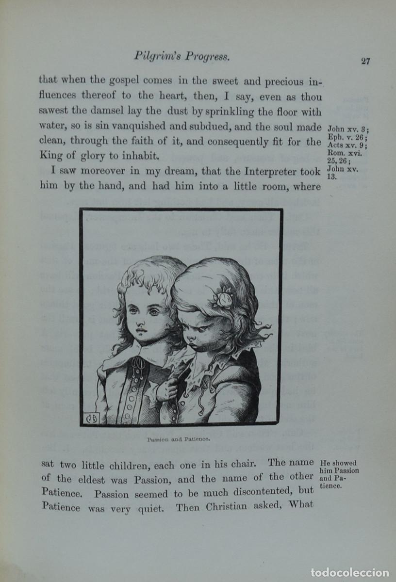 Libros antiguos: PILGRIMS PROGRESS - BUYANS - Foto 2