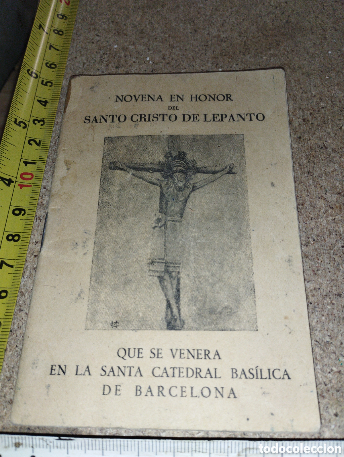 Livres anciens: NOVENA en honor a SANTO CRISTO DE LEPANTO.