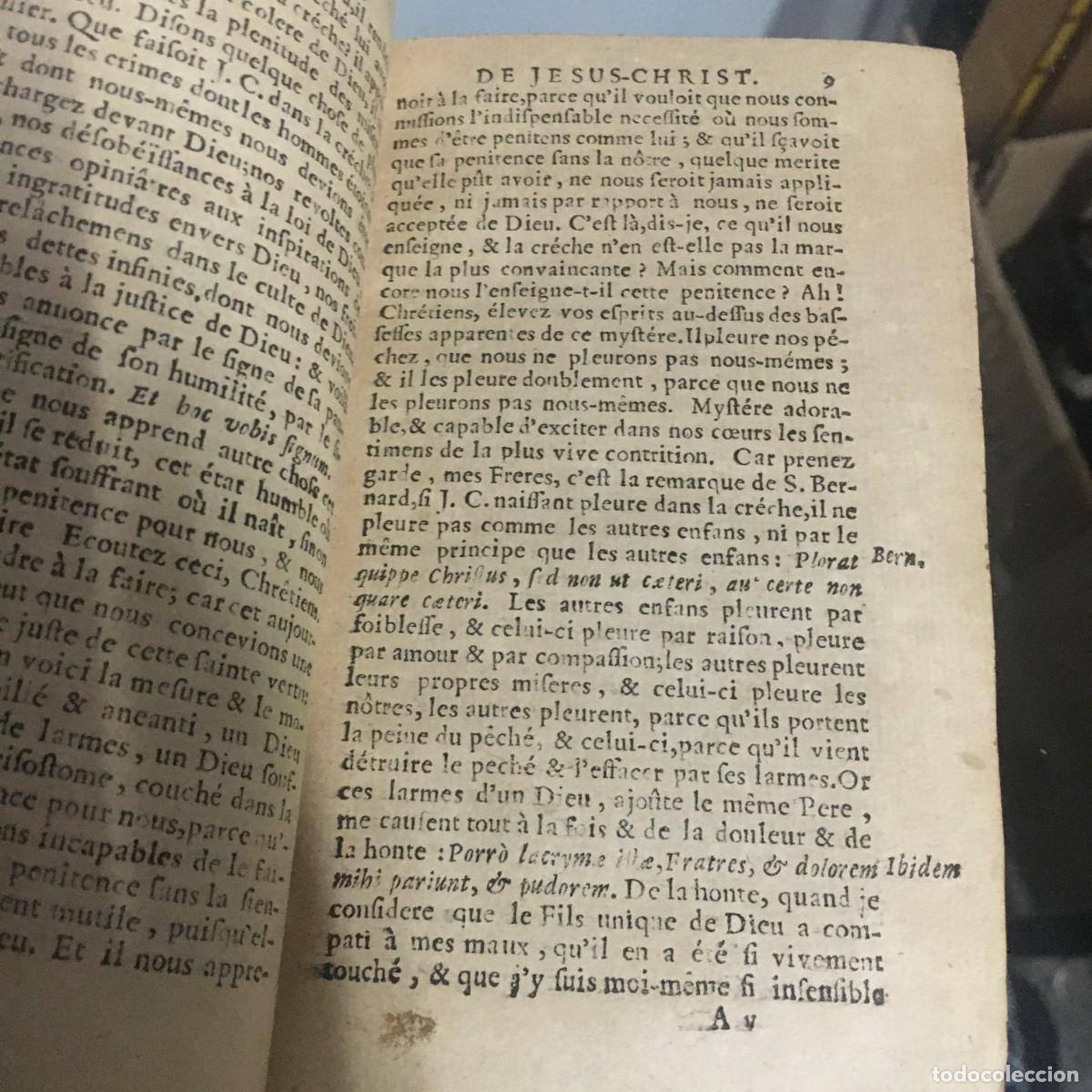 Libros antiguos: SERMONS DU PERE BOURDALO&Uuml;E - Foto 3