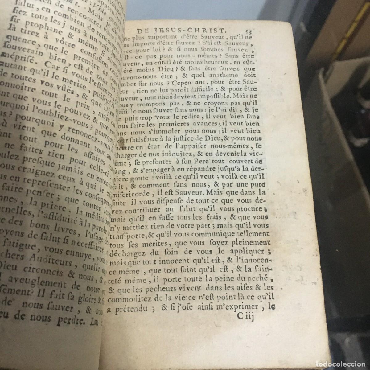 Libros antiguos: SERMONS DU PERE BOURDALO&Uuml;E - Foto 4