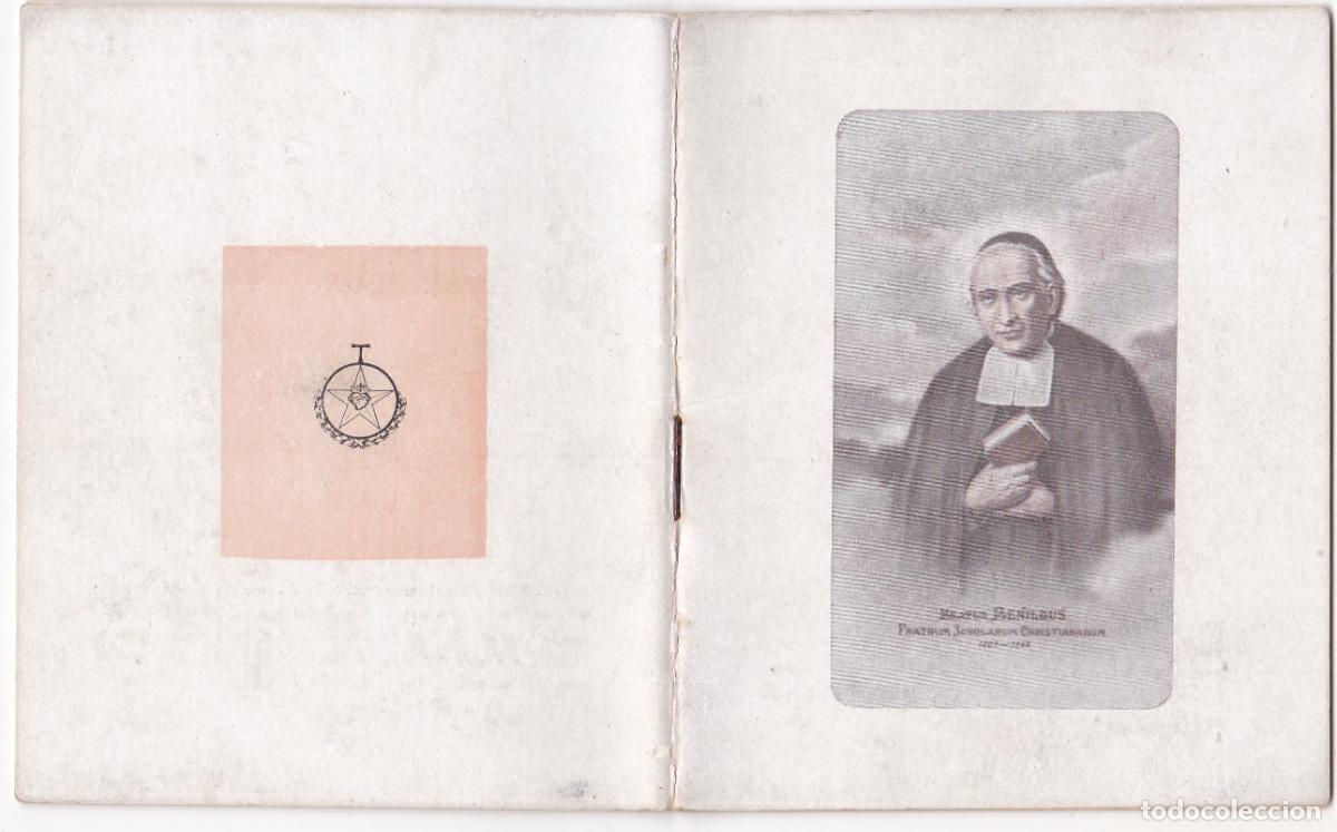 Livres anciens: NOVENA EN HONOR DEL BEATO BENILDO DE LAS ESCUELAS CRISTIANAS &ndash; TARRAGONA - 1948