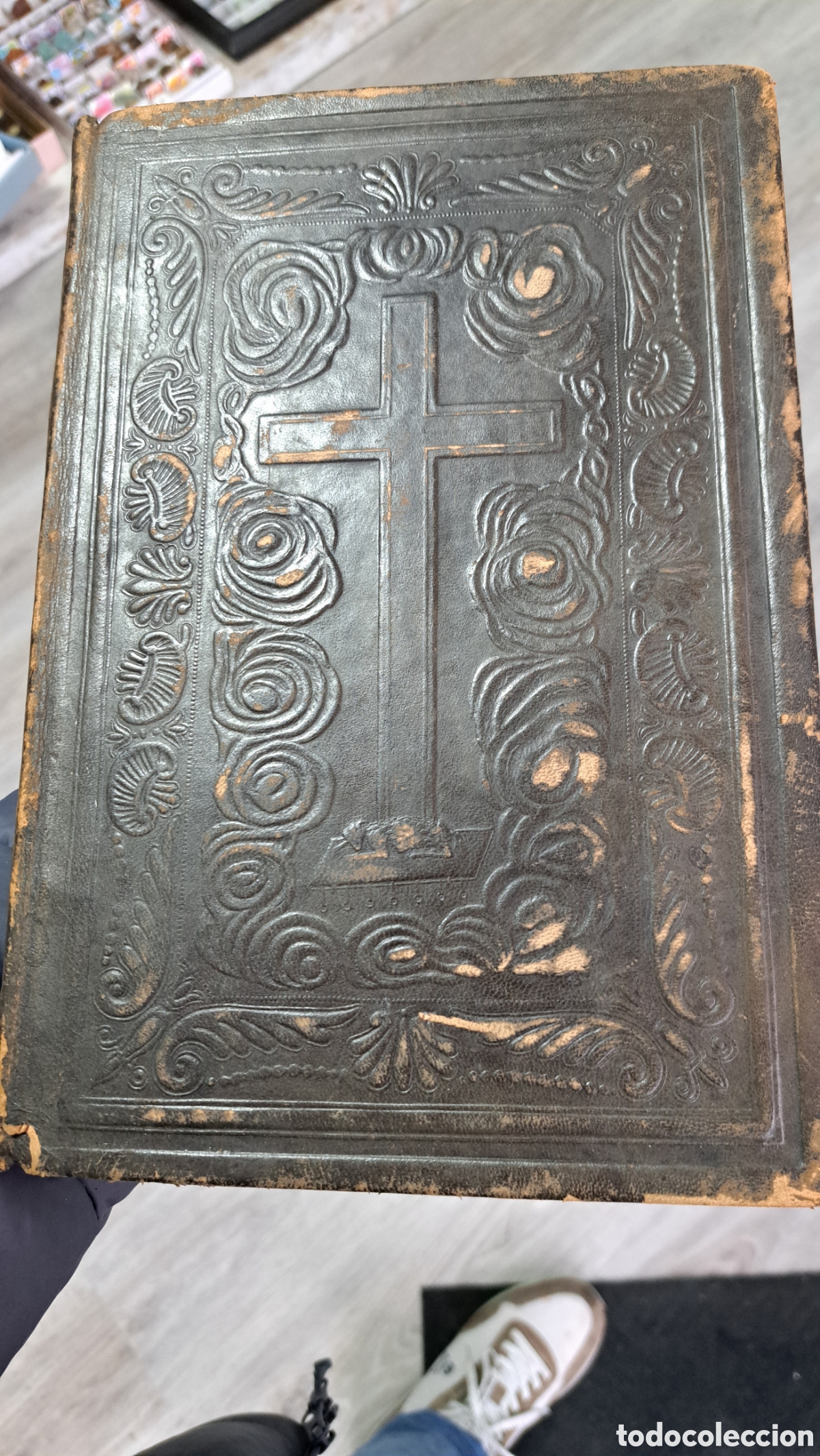 Livres anciens: LA SANTA BIBLIA NUEVO TESTAMENTO DE LA VULGATA LATINA 1854