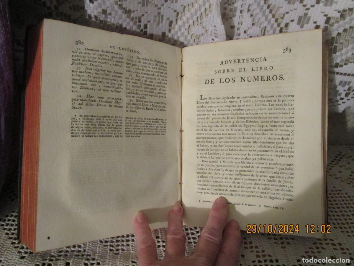 Antiquarische B&uuml;cher: LA BIBLIA VULGATA LATINA, DON PHELIPE SCIO DE SAN MIGUEL. TOMO II DEL ANTIGUO TESTAMENTO, 1807