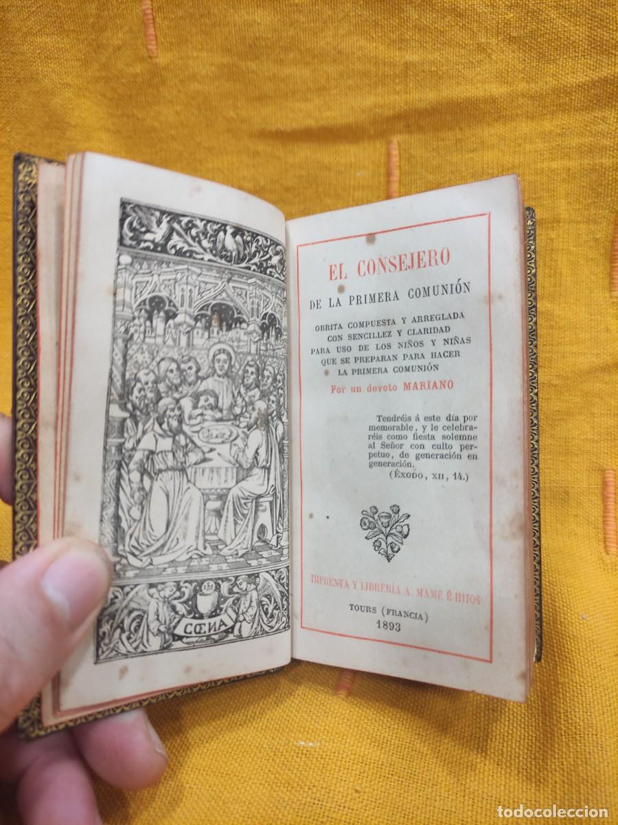 Libros antiguos: El consejero de la primera comuni&oacute;n - Foto 5