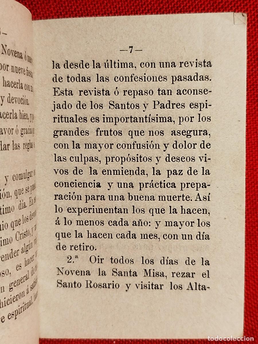 Libros antiguos: 1897. Novena al Sant&iacute;simo Cristo de Lezo. - Foto 5
