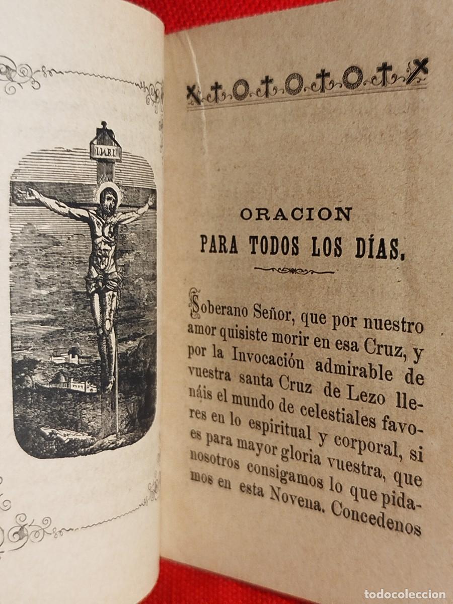 Libros antiguos: 1897. Novena al Sant&iacute;simo Cristo de Lezo. - Foto 6