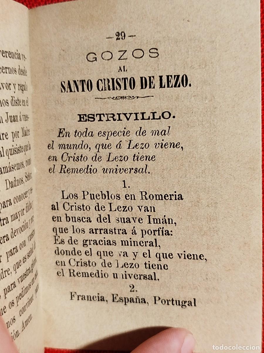 Libros antiguos: 1897. Novena al Sant&iacute;simo Cristo de Lezo. - Foto 8