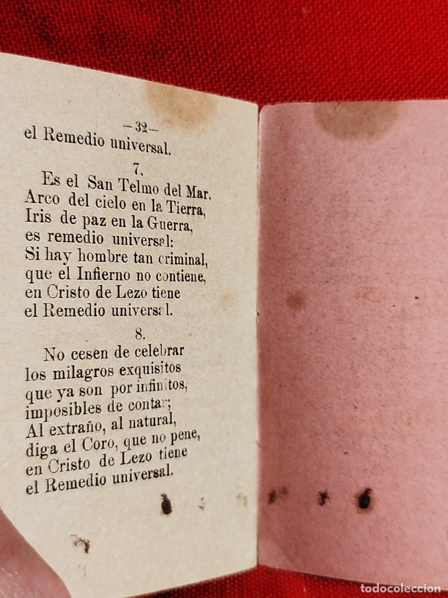 Libros antiguos: 1897. Novena al Sant&iacute;simo Cristo de Lezo. - Foto 10