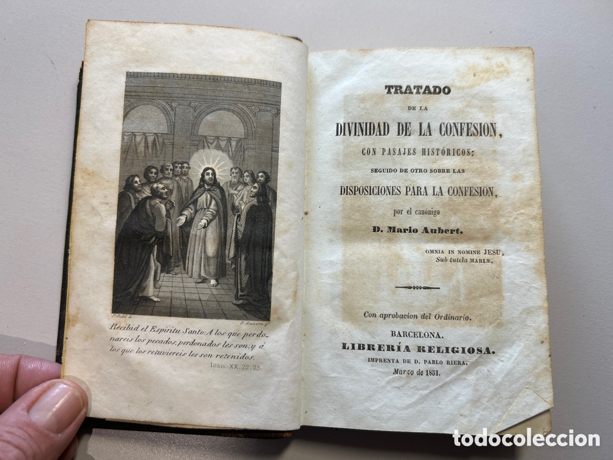 Libros antiguos: Tratado de la divinidad de la confesi&oacute;n