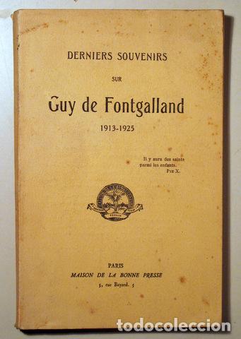 Libros antiguos: GUY DE FONTGALLAND - Par&iacute;s 1927 - Foto 1