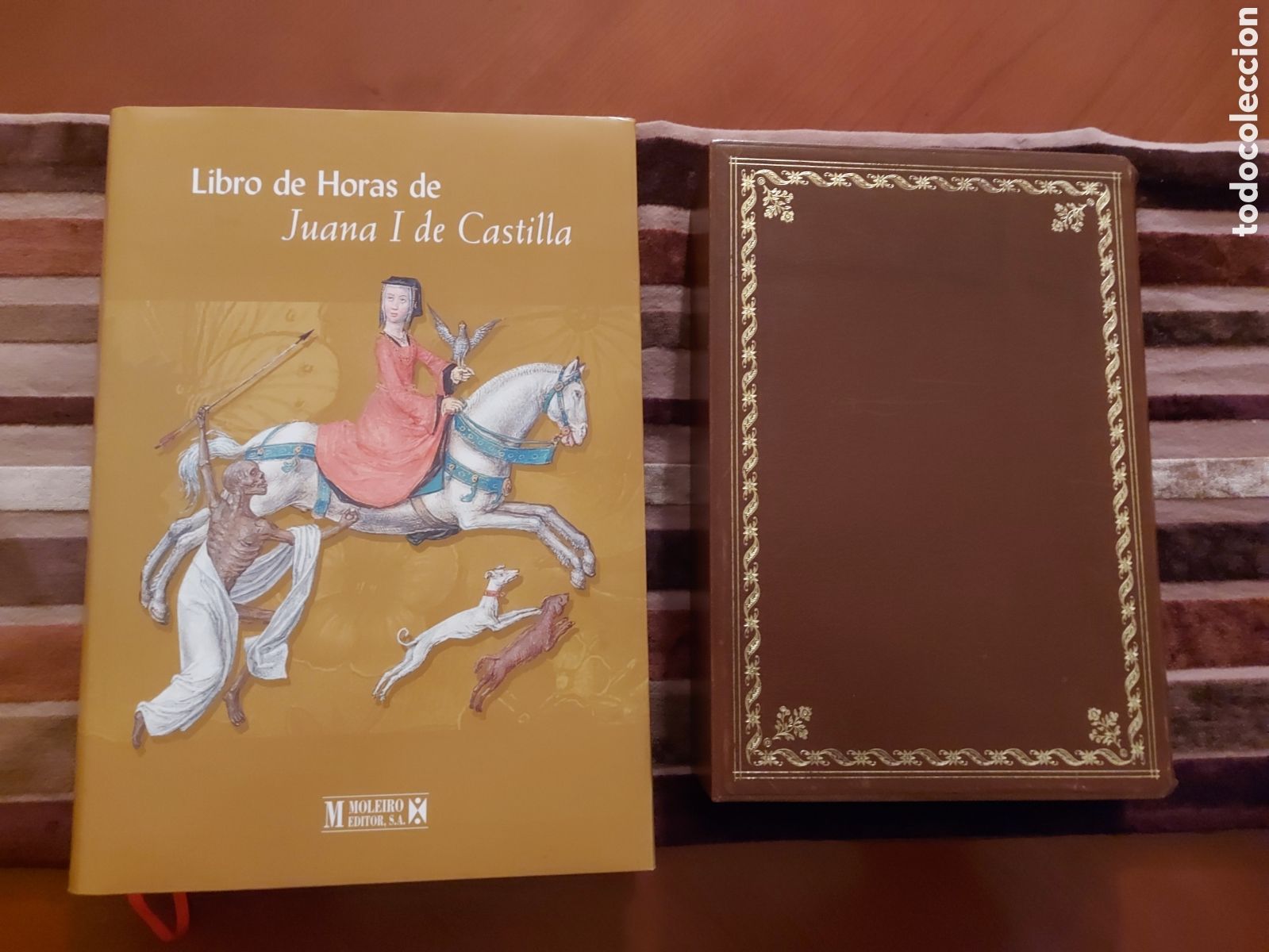 Libros antiguos: Libro de Horas de Juana I de Castilla. Facs&iacute;mil. Moleiro - Foto 2