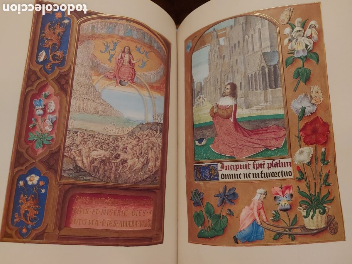 Libros antiguos: Libro de Horas de Juana I de Castilla. Facs&iacute;mil. Moleiro - Foto 7