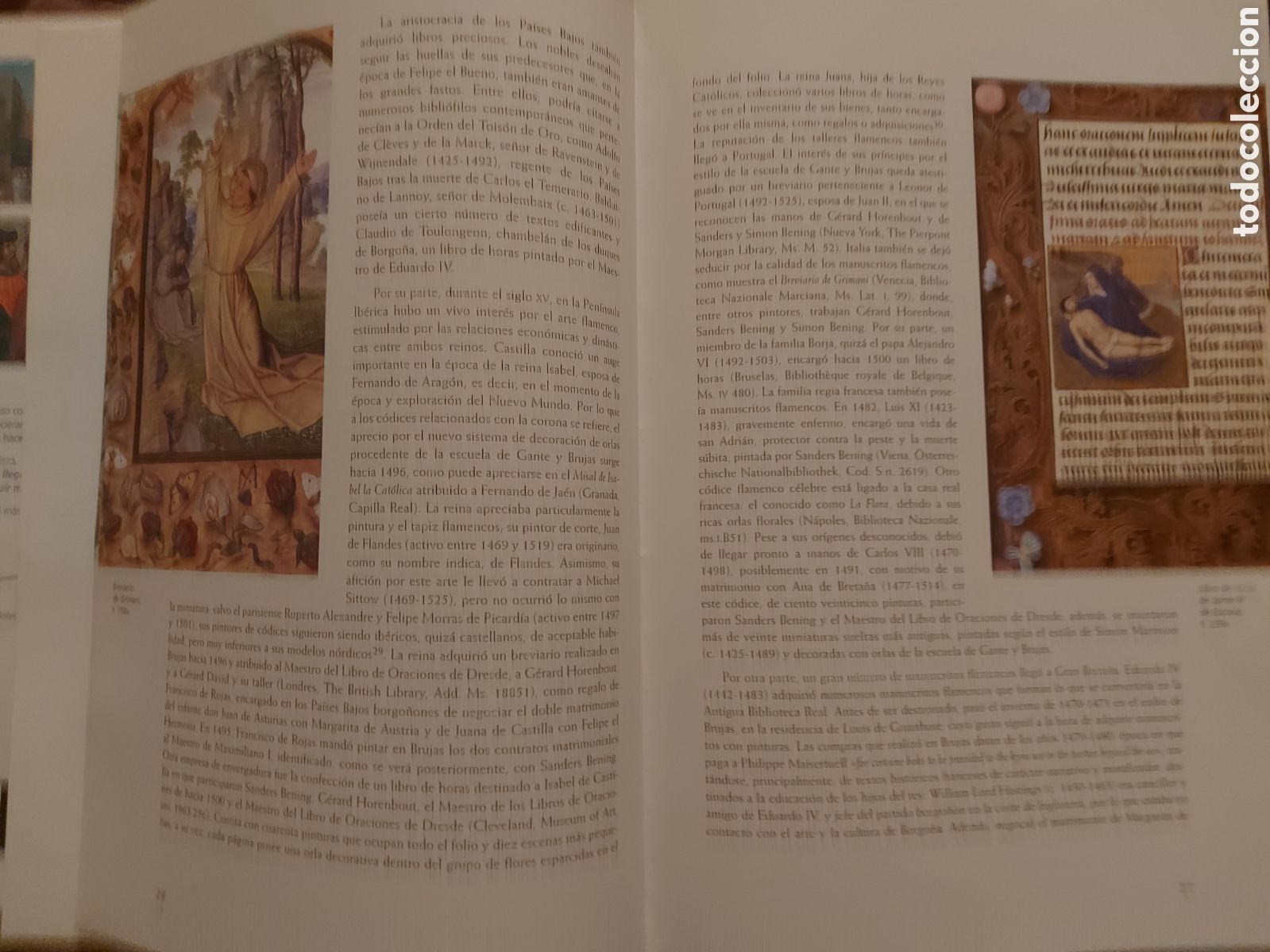Libros antiguos: Libro de Horas de Juana I de Castilla. Facs&iacute;mil. Moleiro - Foto 13