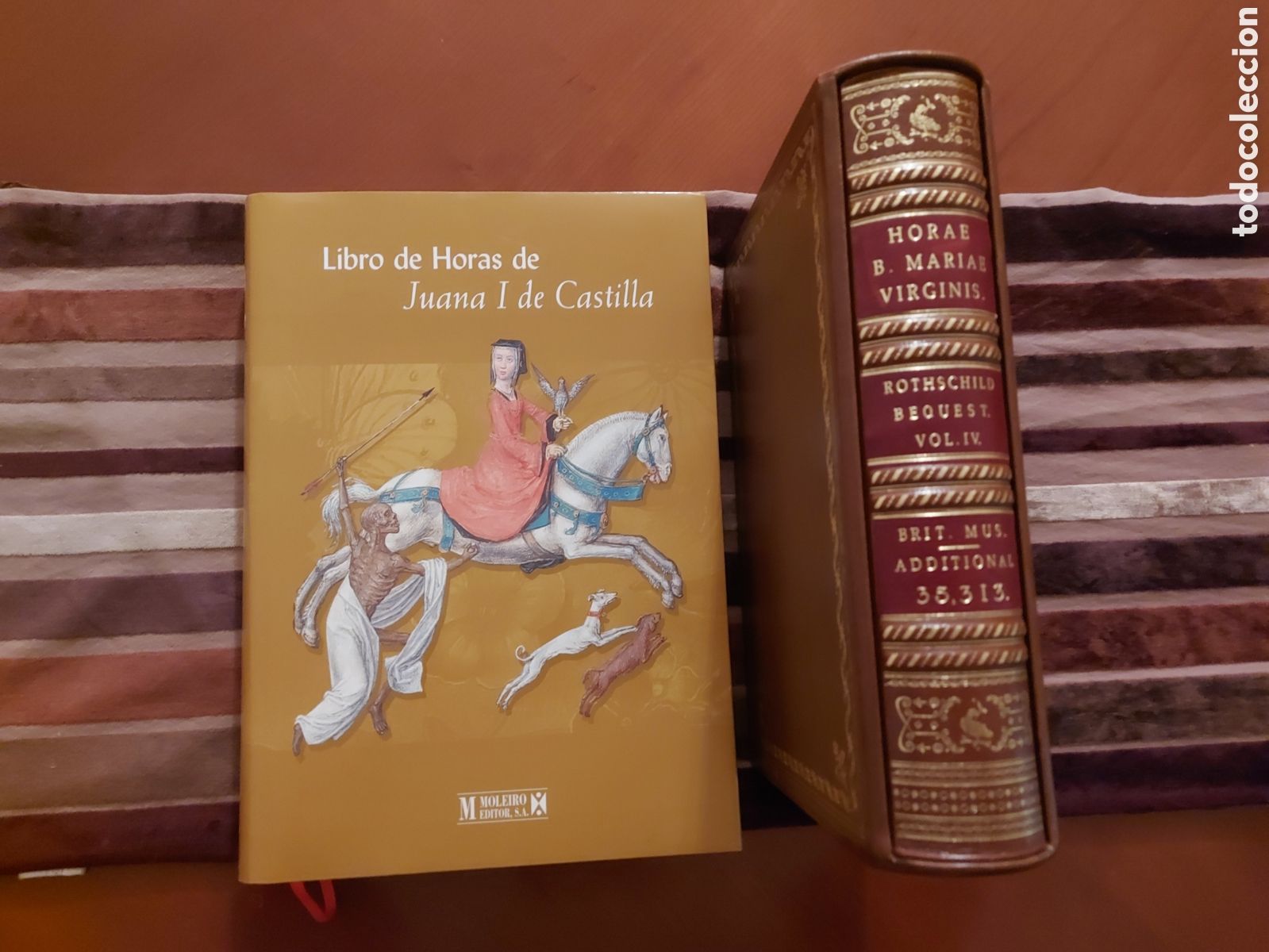 Libros antiguos: Libro de Horas de Juana I de Castilla. Facs&iacute;mil. Moleiro - Foto 1