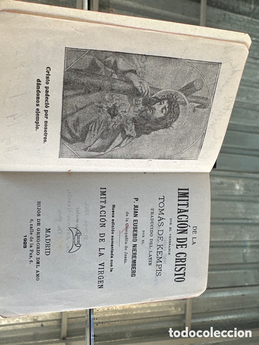 Livres anciens: De la imitaci&oacute;n de Cristo de tomas de kempis 1923 Madrid