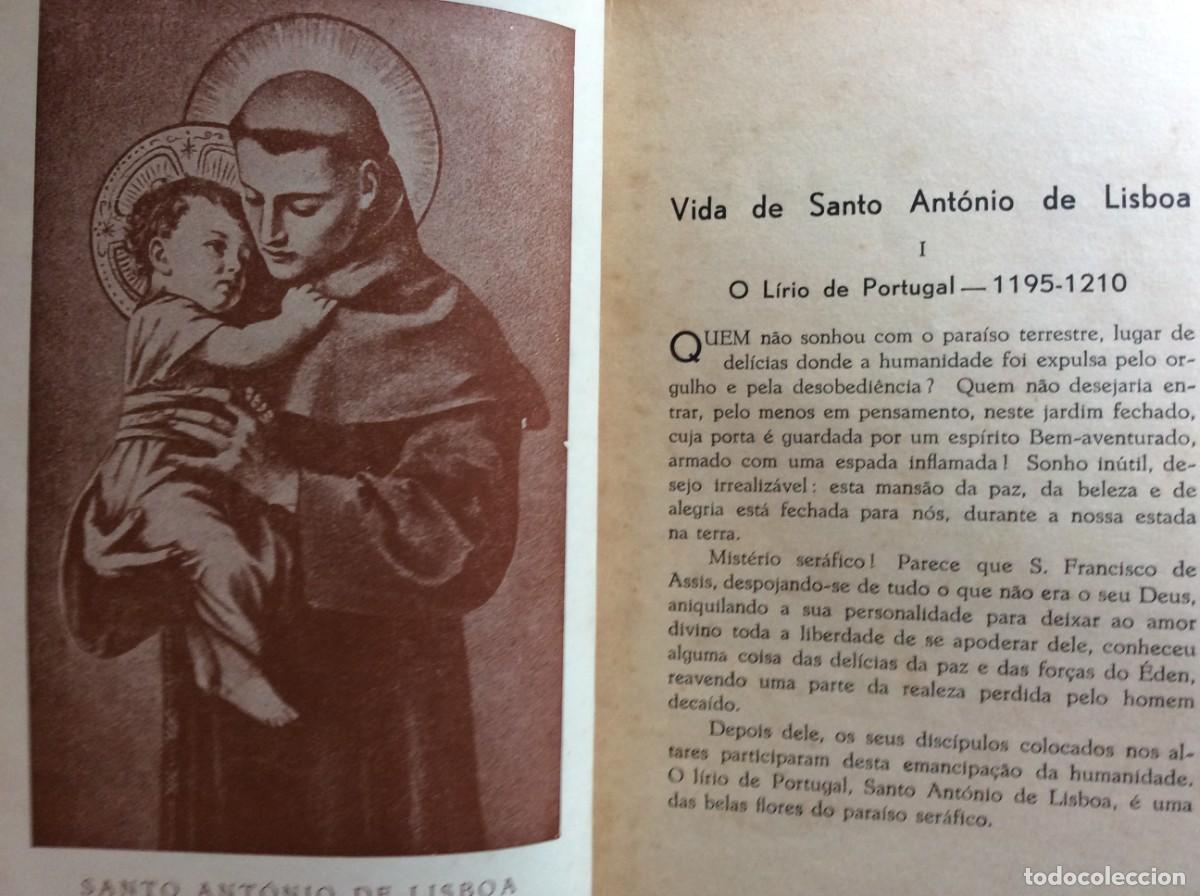 Livros antigos: Vida de S.to Ant&oacute;nio de Lisboa. Por uma filha de S. Francisco, 1934