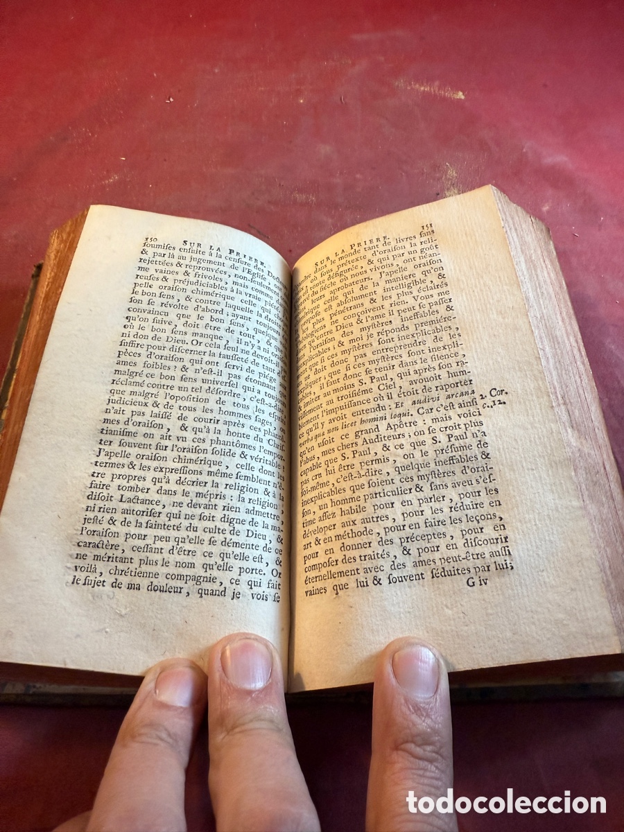 Libros antiguos: SERMONS DUPERE BOURDALOUE. Tome second - Foto 2