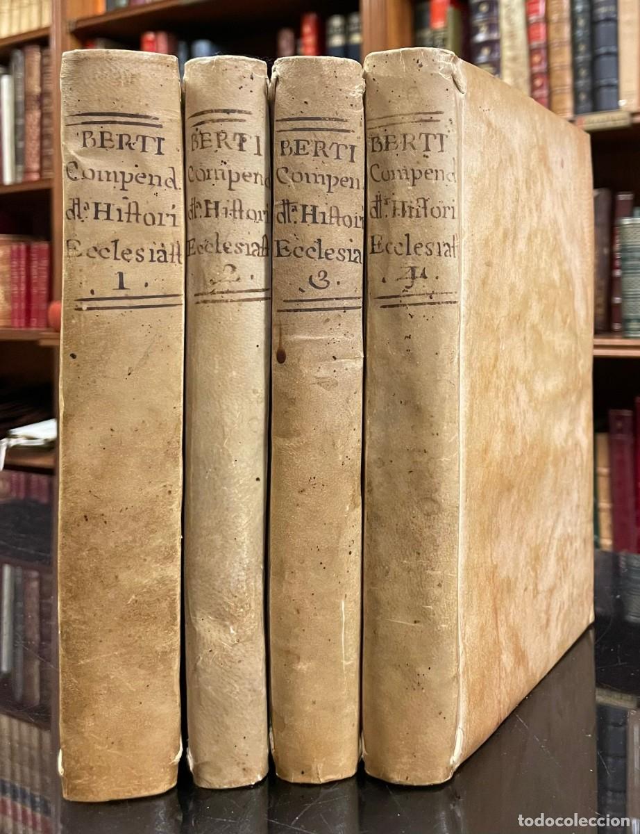 Libros antiguos: Compendio de la Historia Eclesi&aacute;stica. Juan Lorenzo Berti - Foto 1