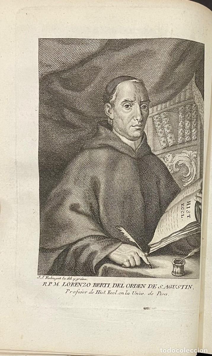 Libros antiguos: Compendio de la Historia Eclesi&aacute;stica. Juan Lorenzo Berti - Foto 3