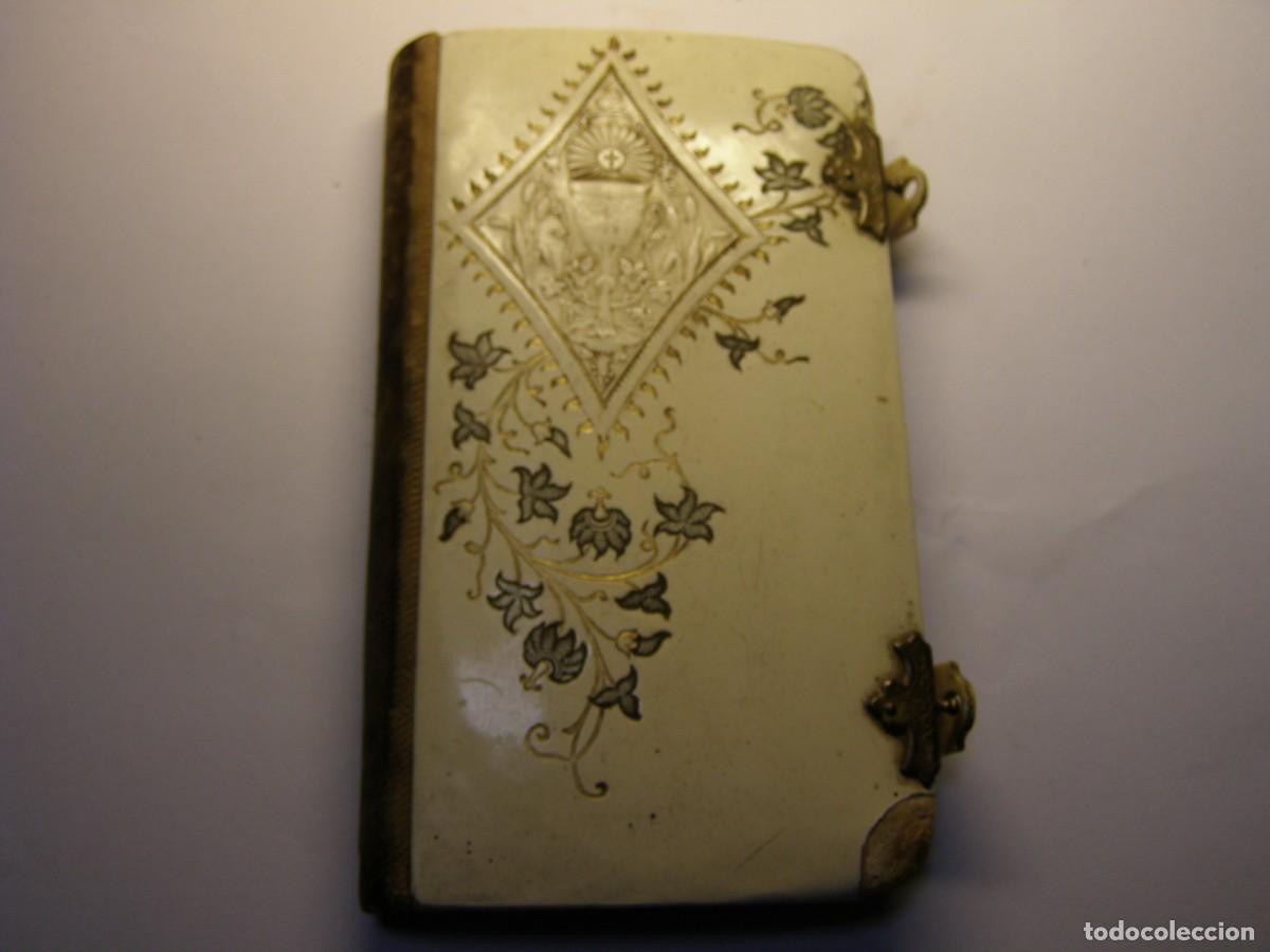 Libros antiguos: Libro de bolsillo misal Diamante Divino, A&ntilde;o mas o menos 1889.