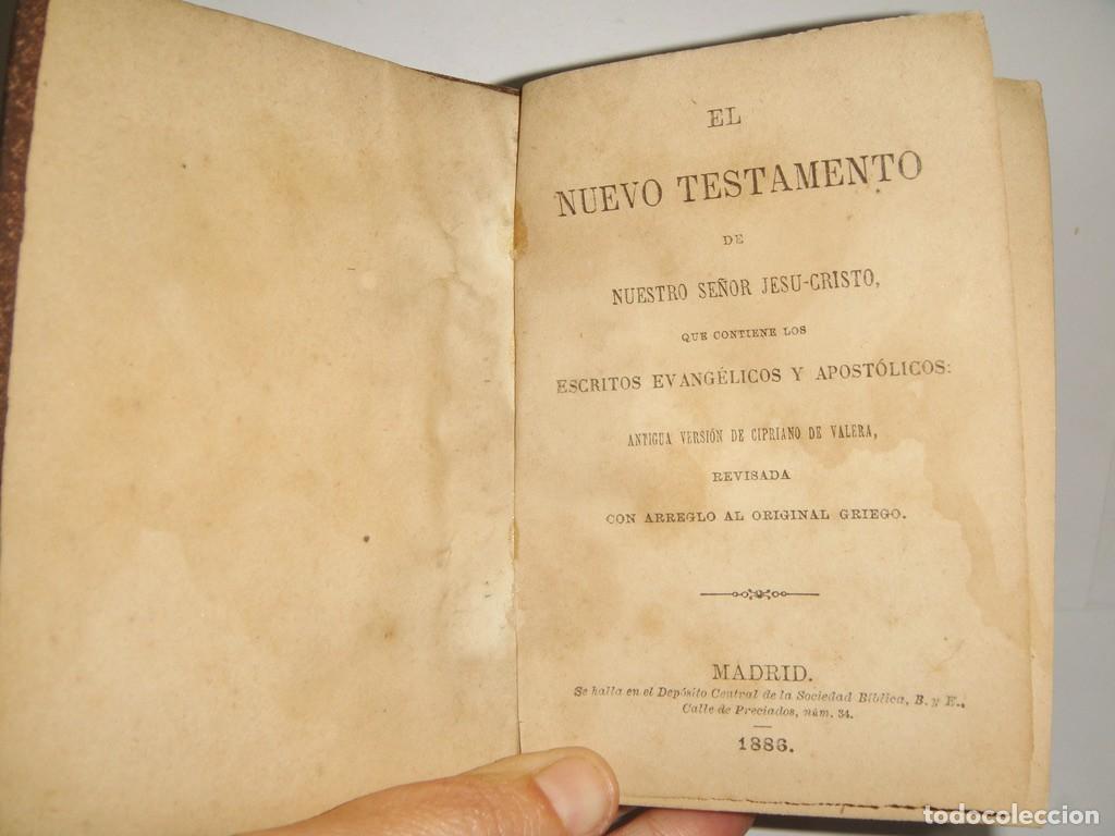 Libros antiguos: El Nuevo Testamento. Madrid - 1886 - Foto 1
