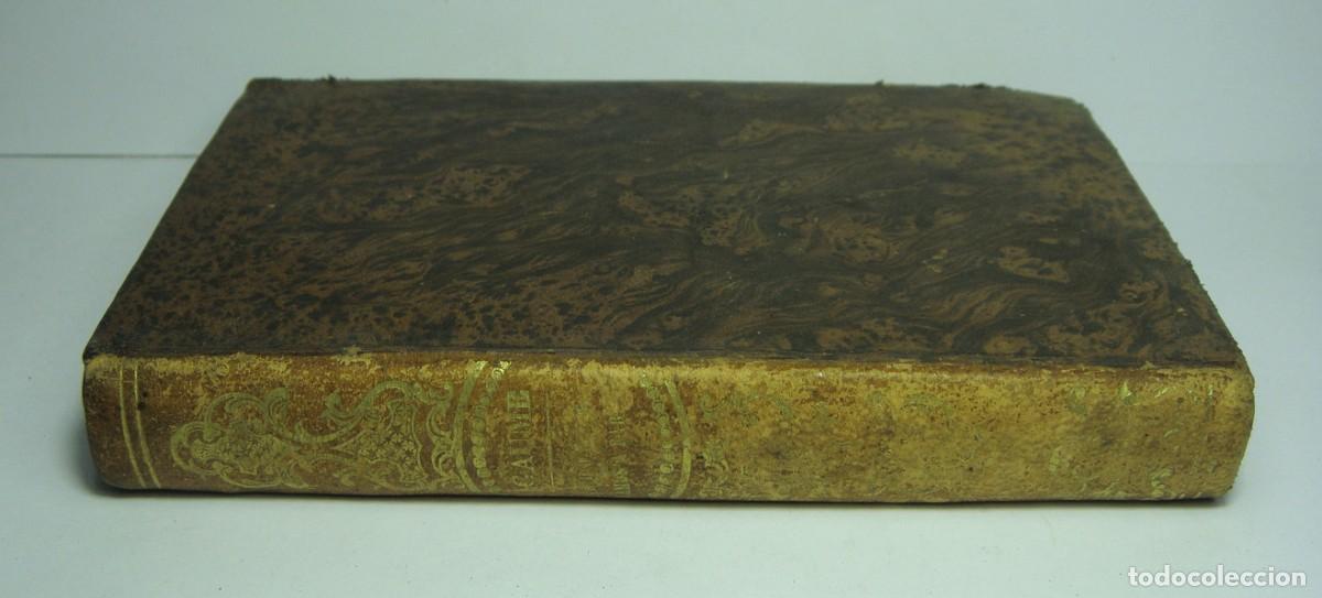 Libri antichi: &iquest;A donde vamos a parar?. D.J. Gaume. Barcelona - 1855. Encuadernaci&oacute;n en piel.