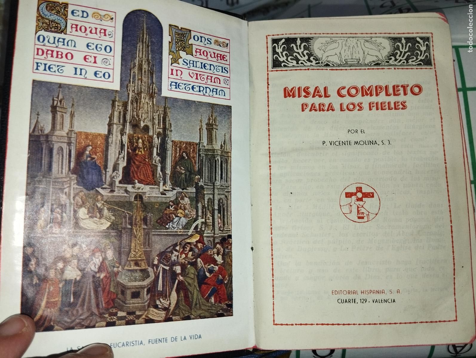 Libros antiguos: MISAL COMPLETO V. MOLINA - Foto 3