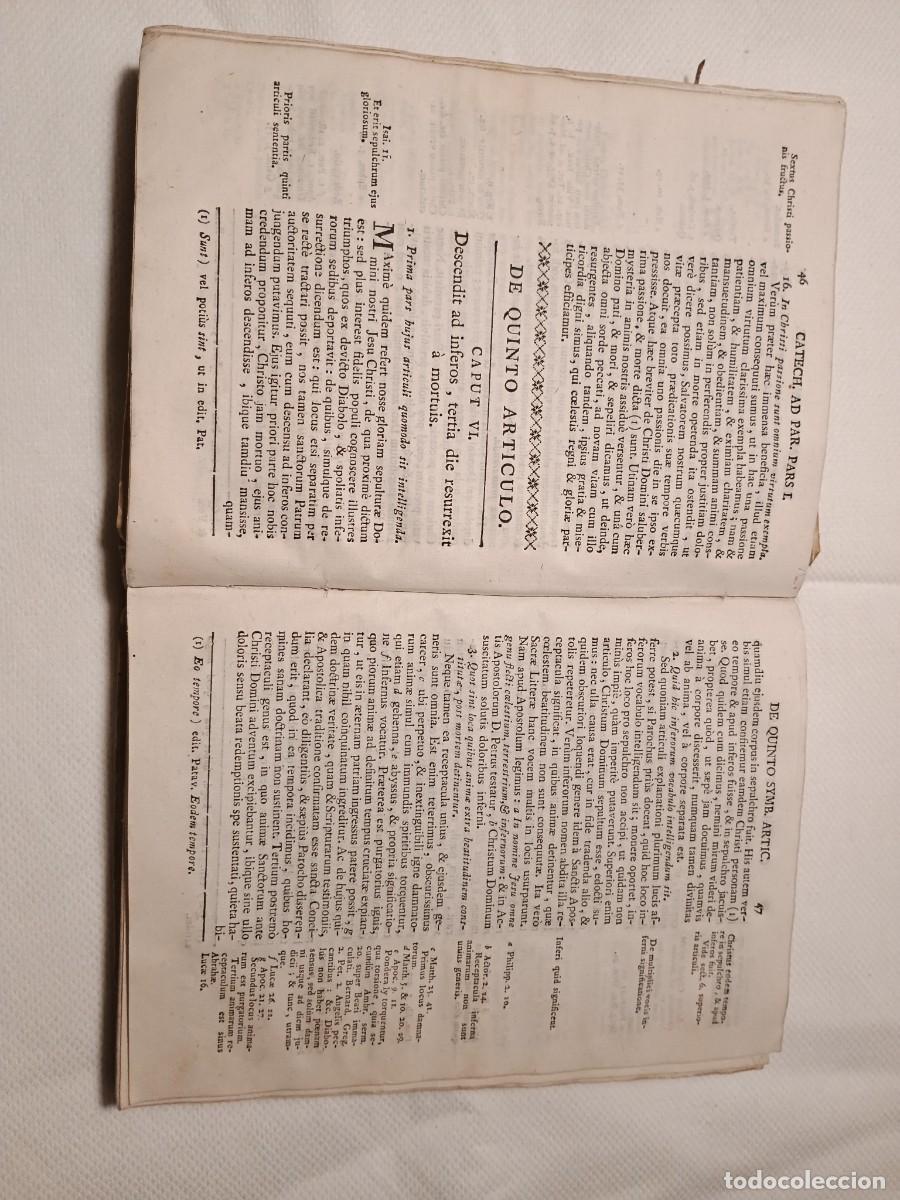Libros antiguos: Catechismus ad parochos 1781 - Foto 3