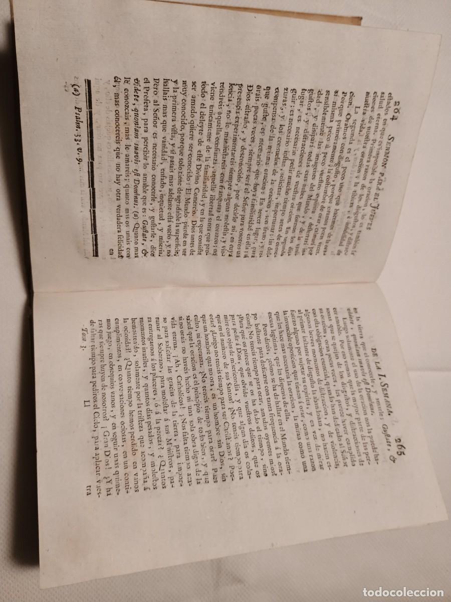 Libros antiguos: Sermones masillon 1778 - Foto 4