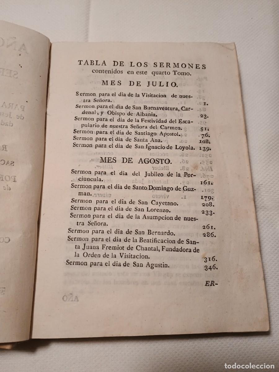 Libros antiguos: Sermones masillon 1778 - Foto 3
