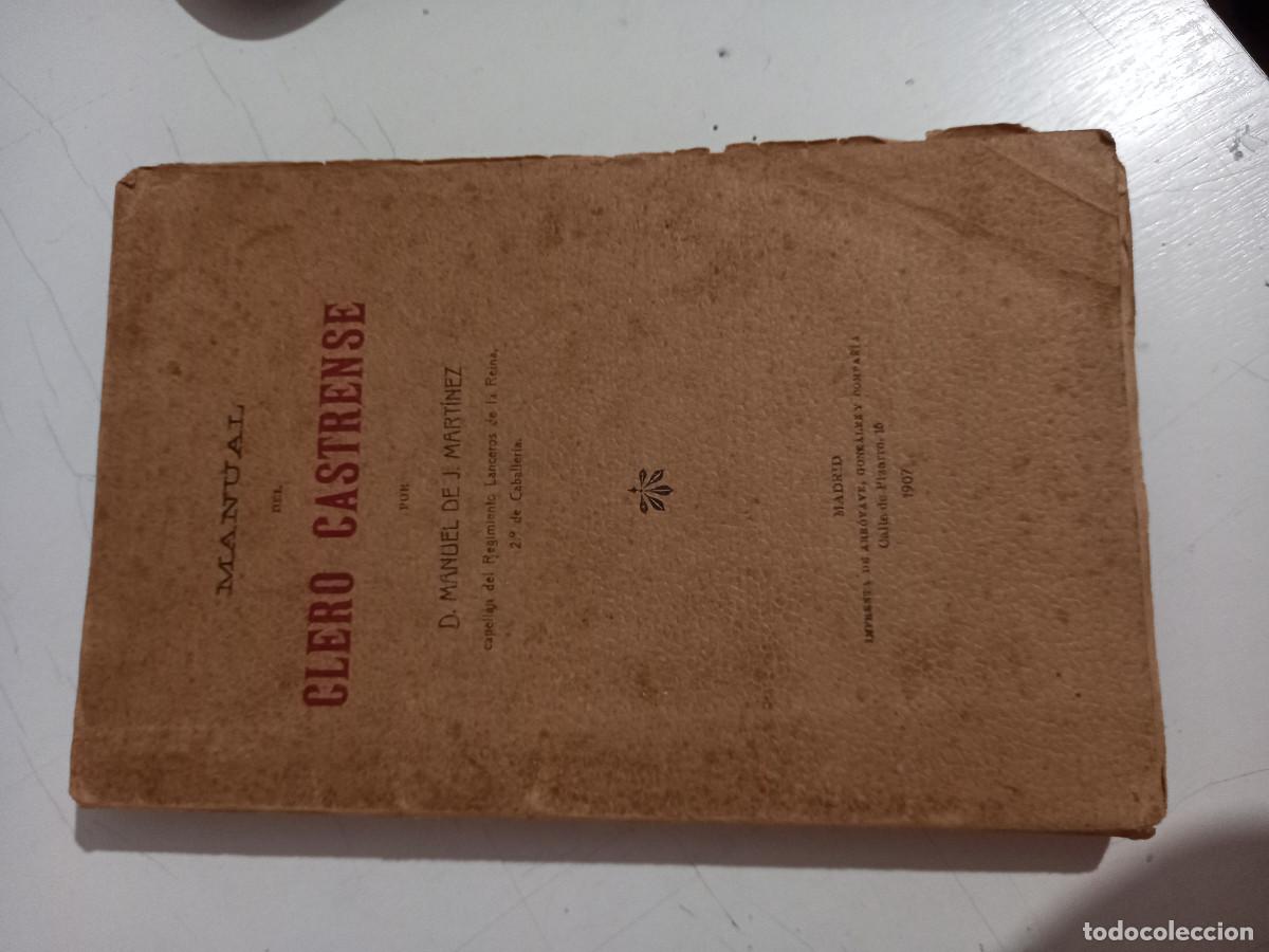 Antiquarische B&uuml;cher: manual del clero castrense. D. Manuel de J. Martinez, 1907