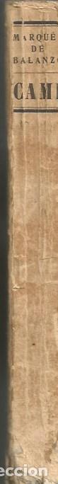 Libros antiguos: CAM&Iacute; - MARQU&Egrave;S DE BALANZ&Oacute; - 1926 - Foto 5