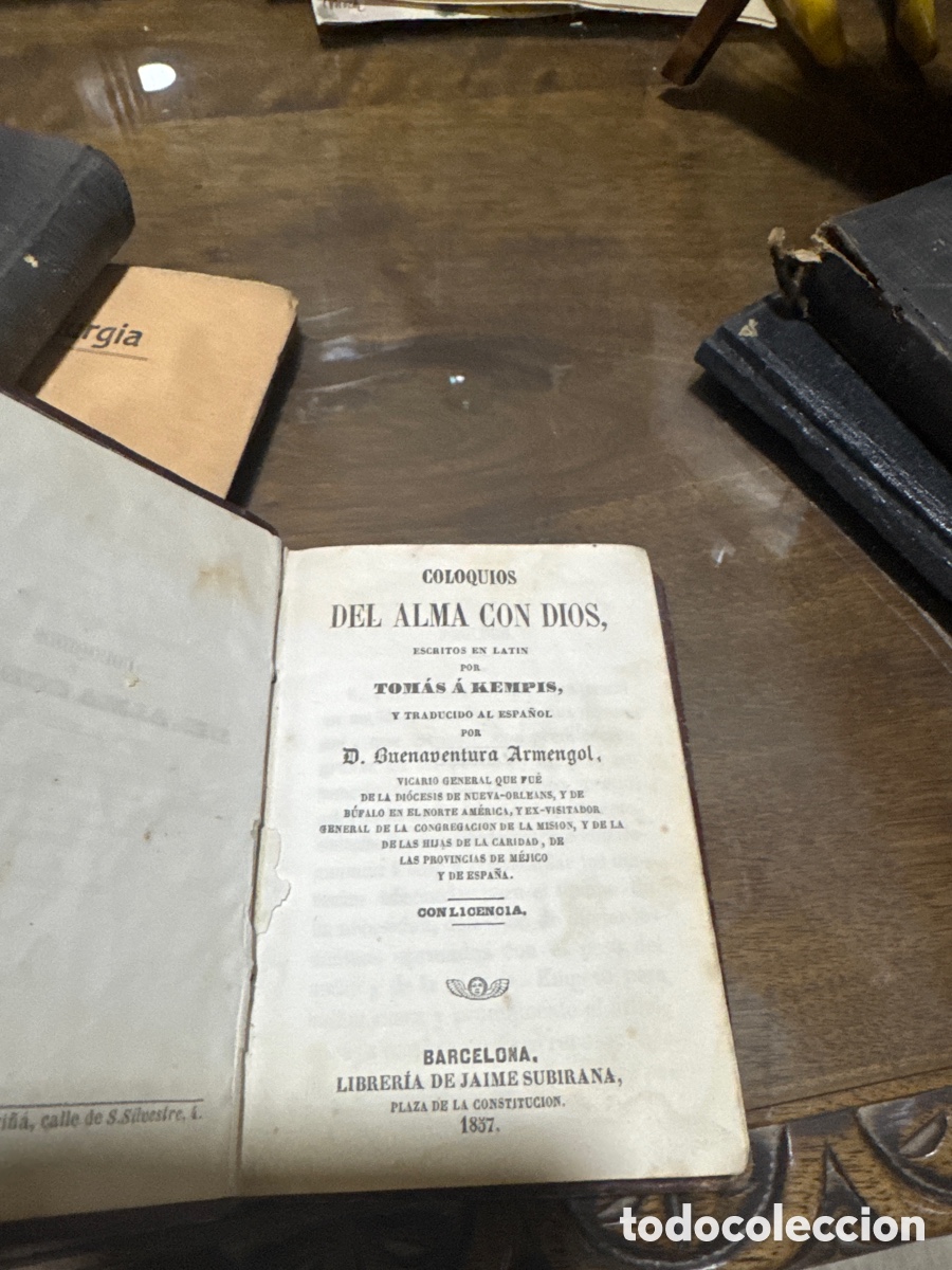 Livres anciens: Coloquios del alma con dios traducido al espa&ntilde;ol
