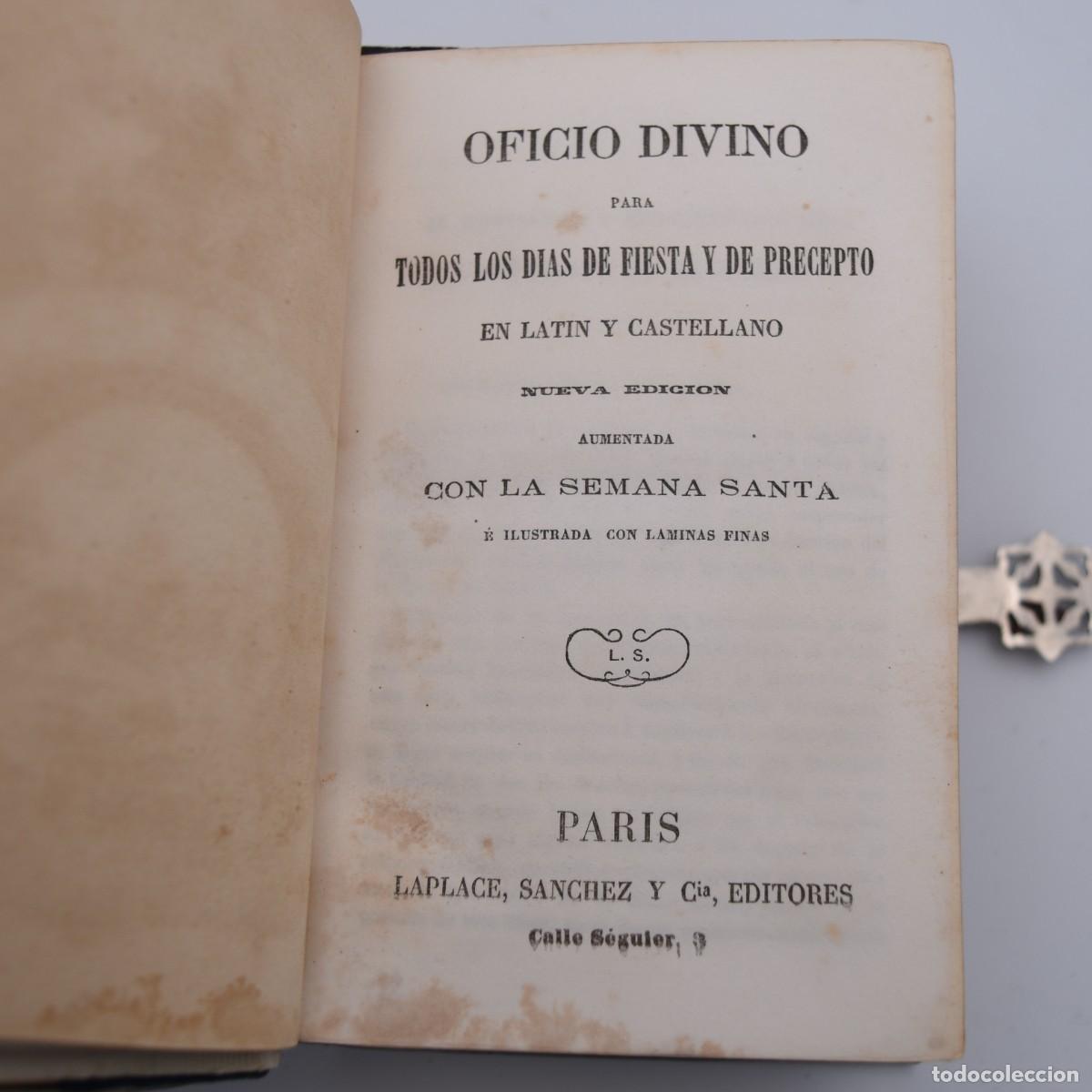 Libros antiguos: Libro religioso - Oficio Divino - Foto 4