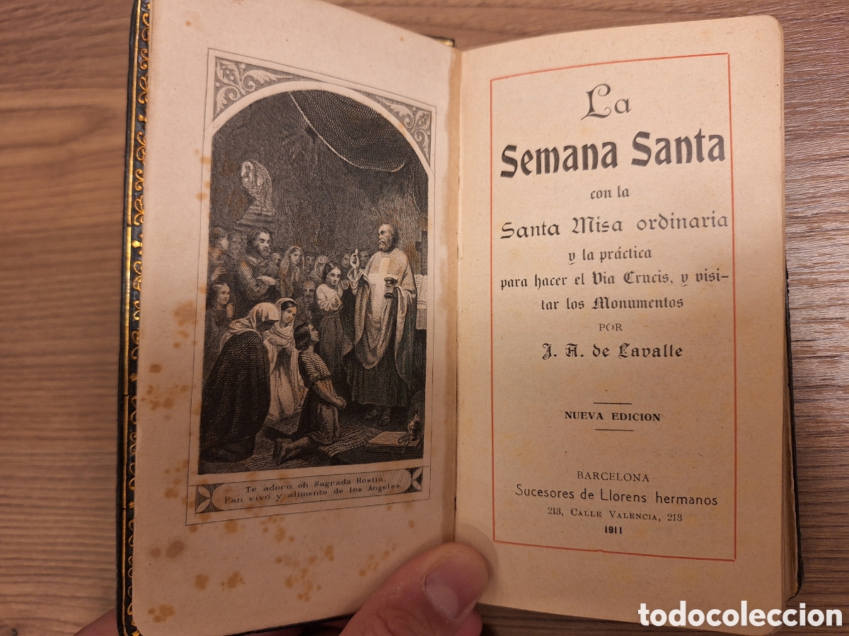 Antiquarische B&uuml;cher: La Semana Santa con la Santa Misa (1911)