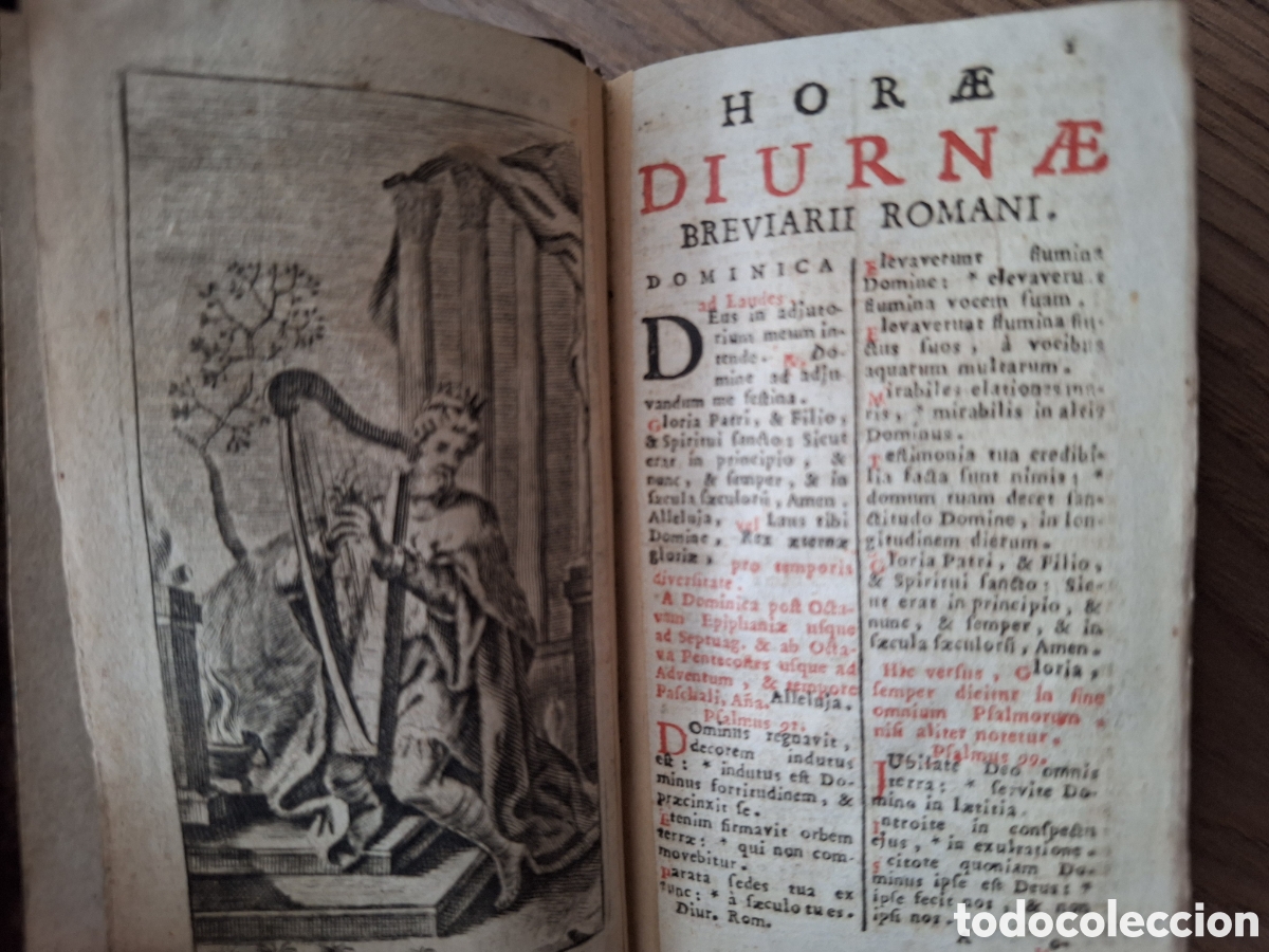 Livros antigos: Breviario Romano - A&ntilde;o 1774