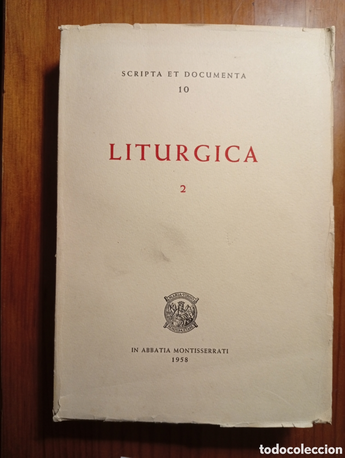Libros antiguos: LITURGICA 2, SCRIPTA ET DOCUMENTA 10 - Foto 1