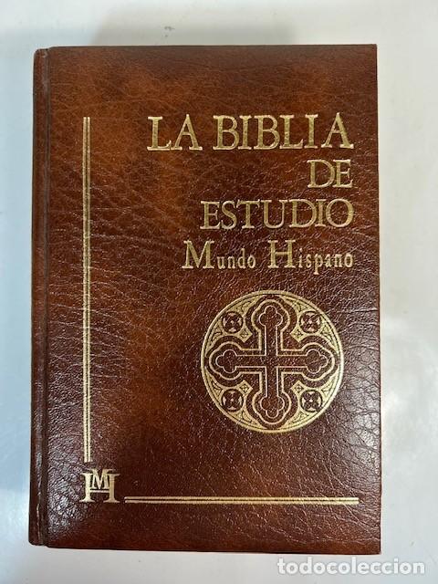 Libri antichi: La biblia de estudio Mundo Hispanico, Versi&oacute;n Reina-Valera Revisada, Editorial Mundo Hispano 1977