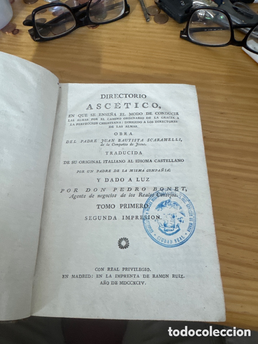 Antiquarische B&uuml;cher: Directorio ASC&Eacute;TICO tomo primero segunda impresi&oacute;n