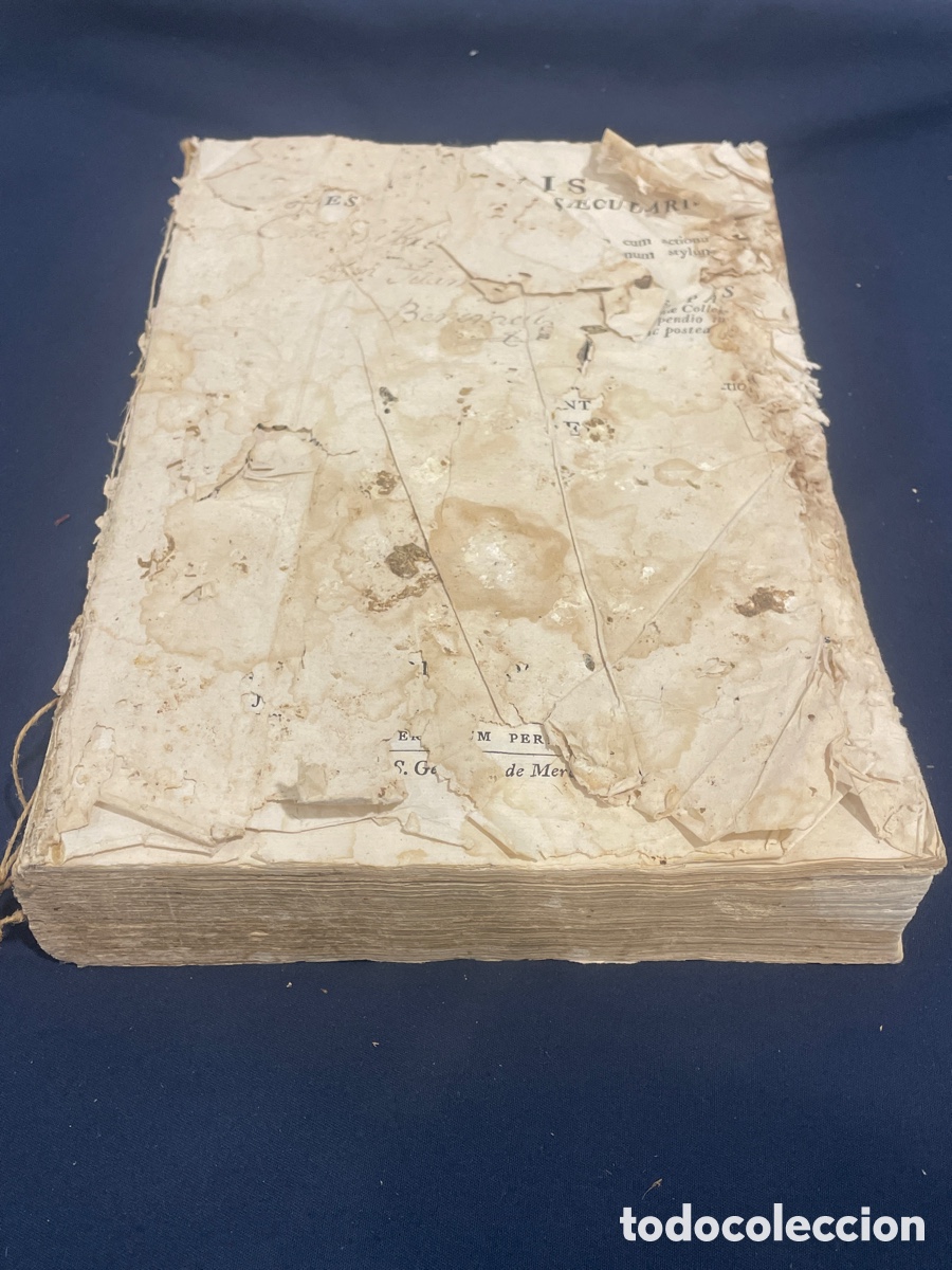 Libri antichi: PRAXIS ECCLESIASTICA,ET SAECULARIS 1780,EN LAT&Iacute;N *VER FOTOS*