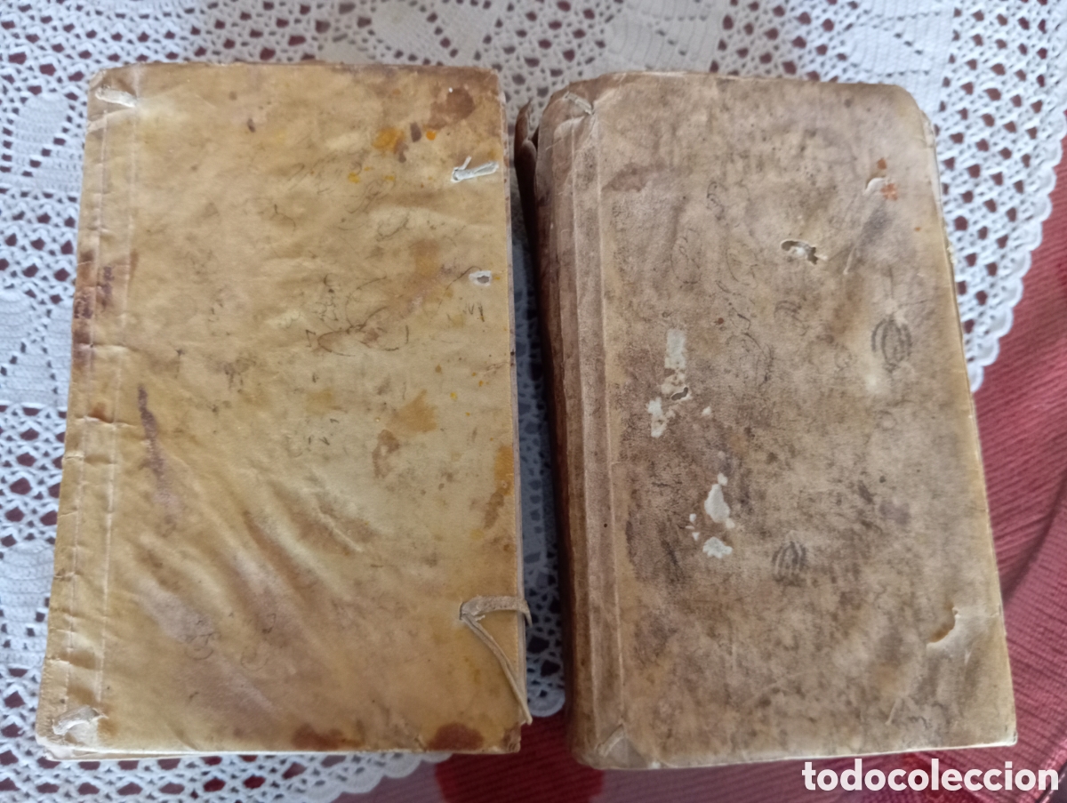 Libros antiguos: Dos vol&uacute;menes , en piel - Foto 1