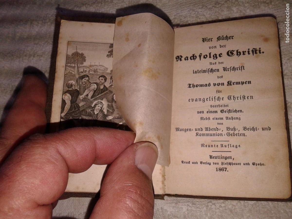 Libros antiguos: KEMPIS, 1867, EN ALEMAN, B19 - Foto 3