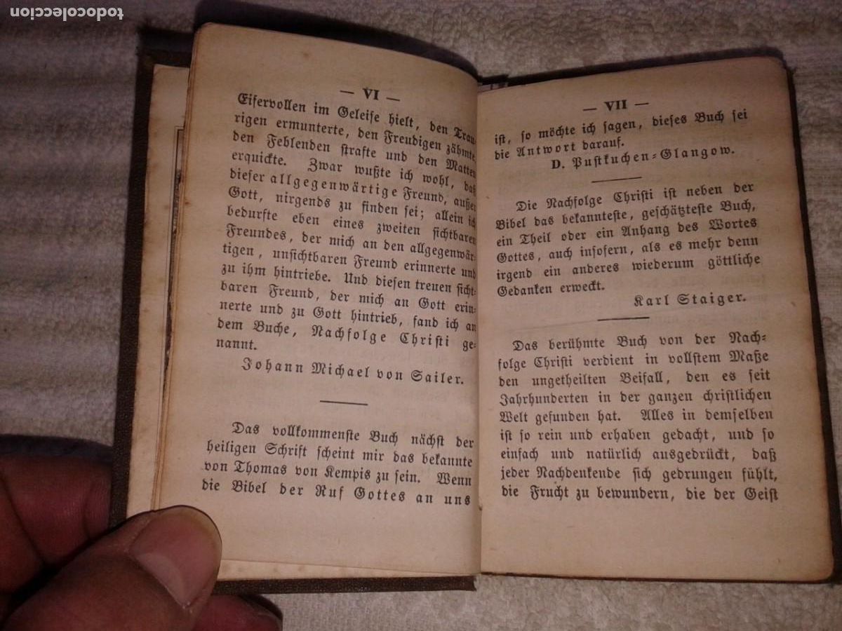 Libros antiguos: KEMPIS, 1867, EN ALEMAN, B19 - Foto 4