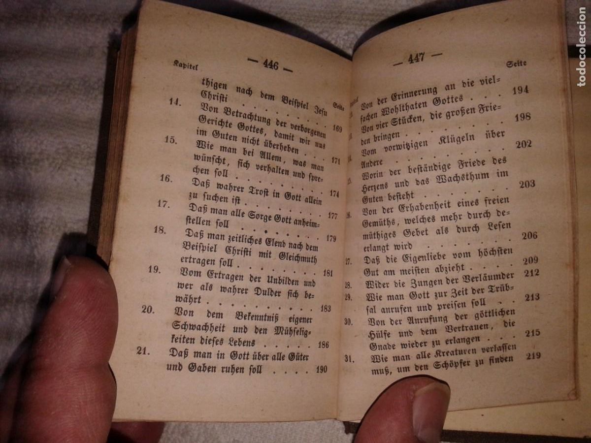 Libros antiguos: KEMPIS, 1867, EN ALEMAN, B19 - Foto 14