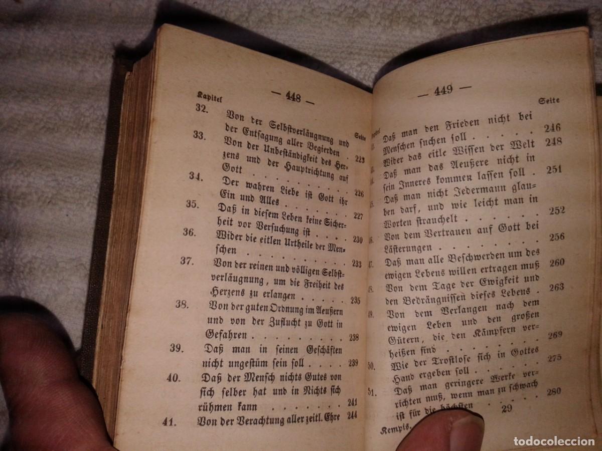 Libros antiguos: KEMPIS, 1867, EN ALEMAN, B19 - Foto 15