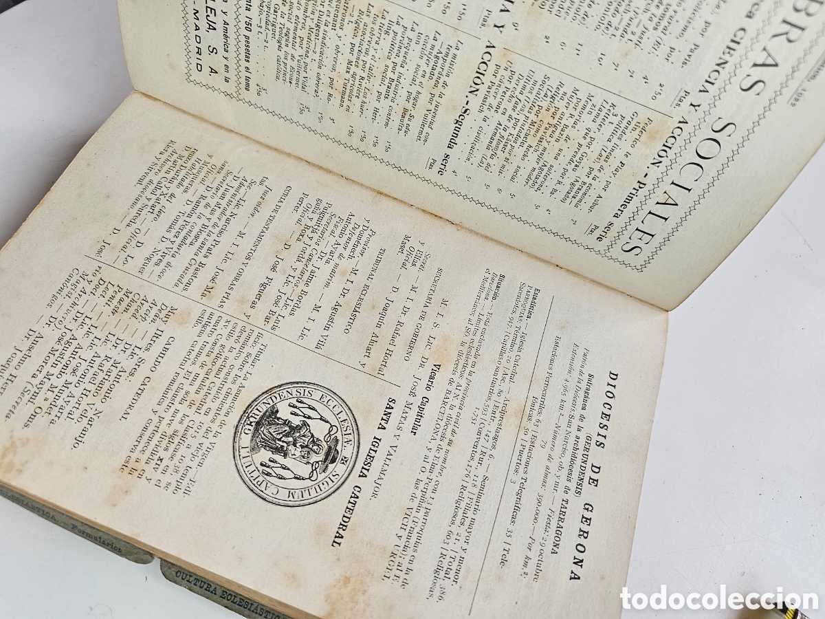 Libros antiguos: Anuario eclesi&aacute;stico 1921 E. Subirana - Foto 3