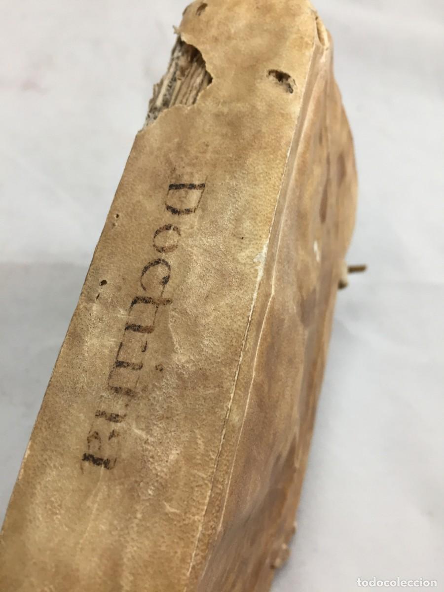 Libros antiguos: Libro antiguo, Explicaci&oacute;n de la doctrina cristiana, Pamplona 1798, en pergamino.