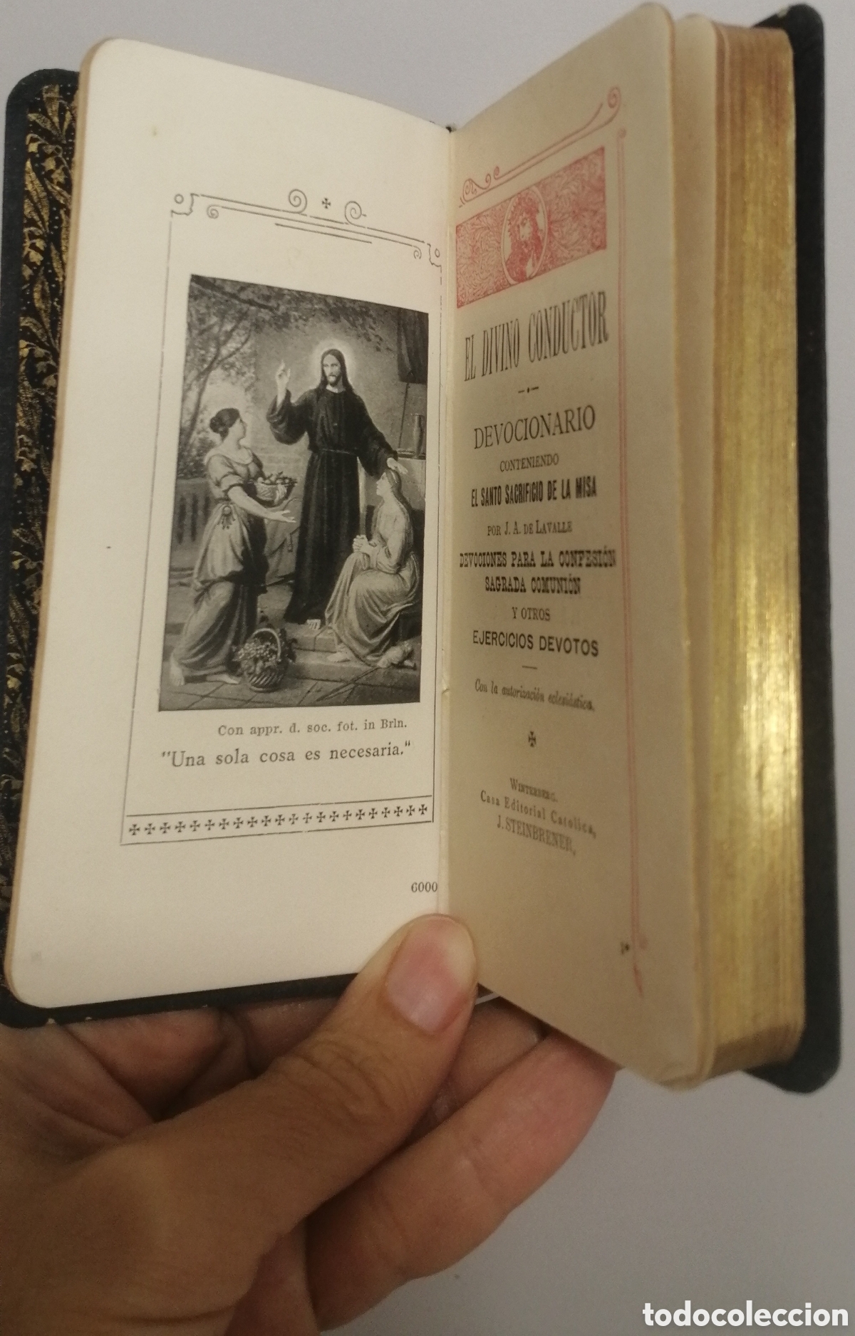 Old books: 1925 El Divino conductor Devocionario Casa Editorial Cat&oacute;lica