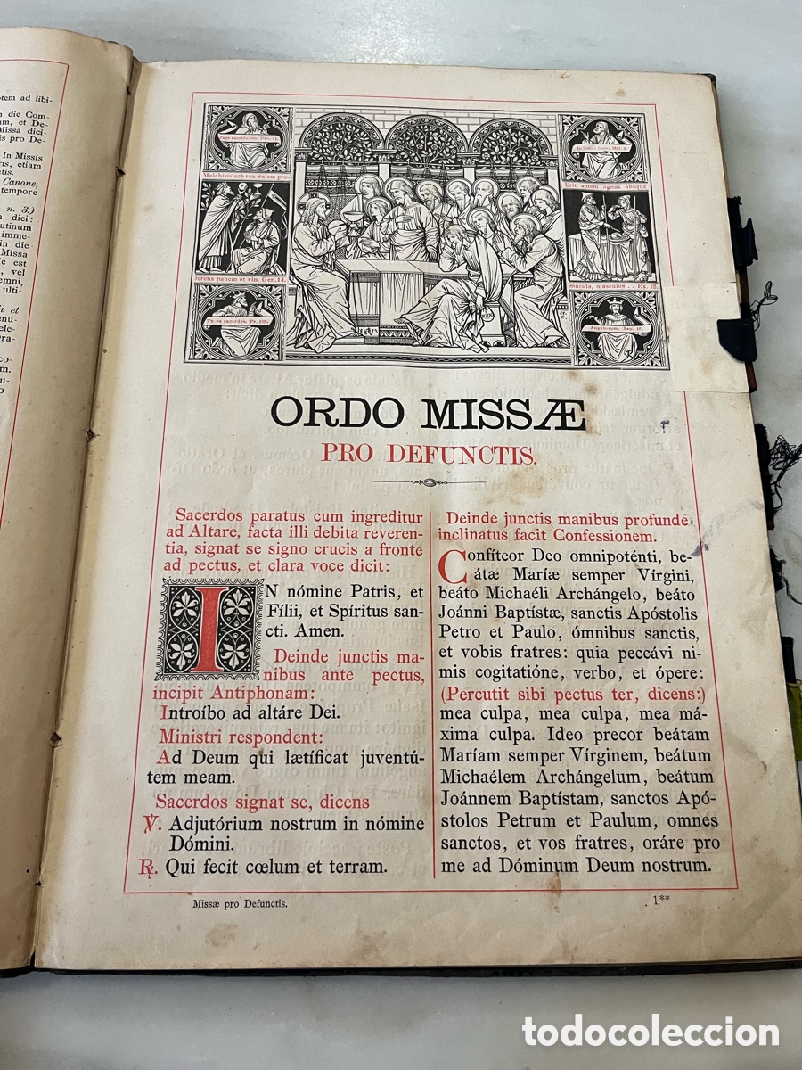 Libros antiguos: Missae pro Defunctis . 1884 - Foto 5
