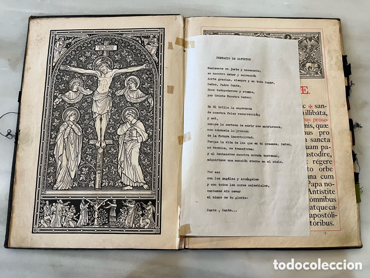 Libros antiguos: Missae pro Defunctis . 1884 - Foto 6